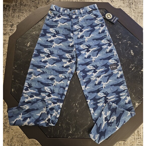 G Unit Y2K Camouflage Camo Military Field Pants Sz 14 (28) Vintage 50 Cent Jeans - Picture 2 of 7
